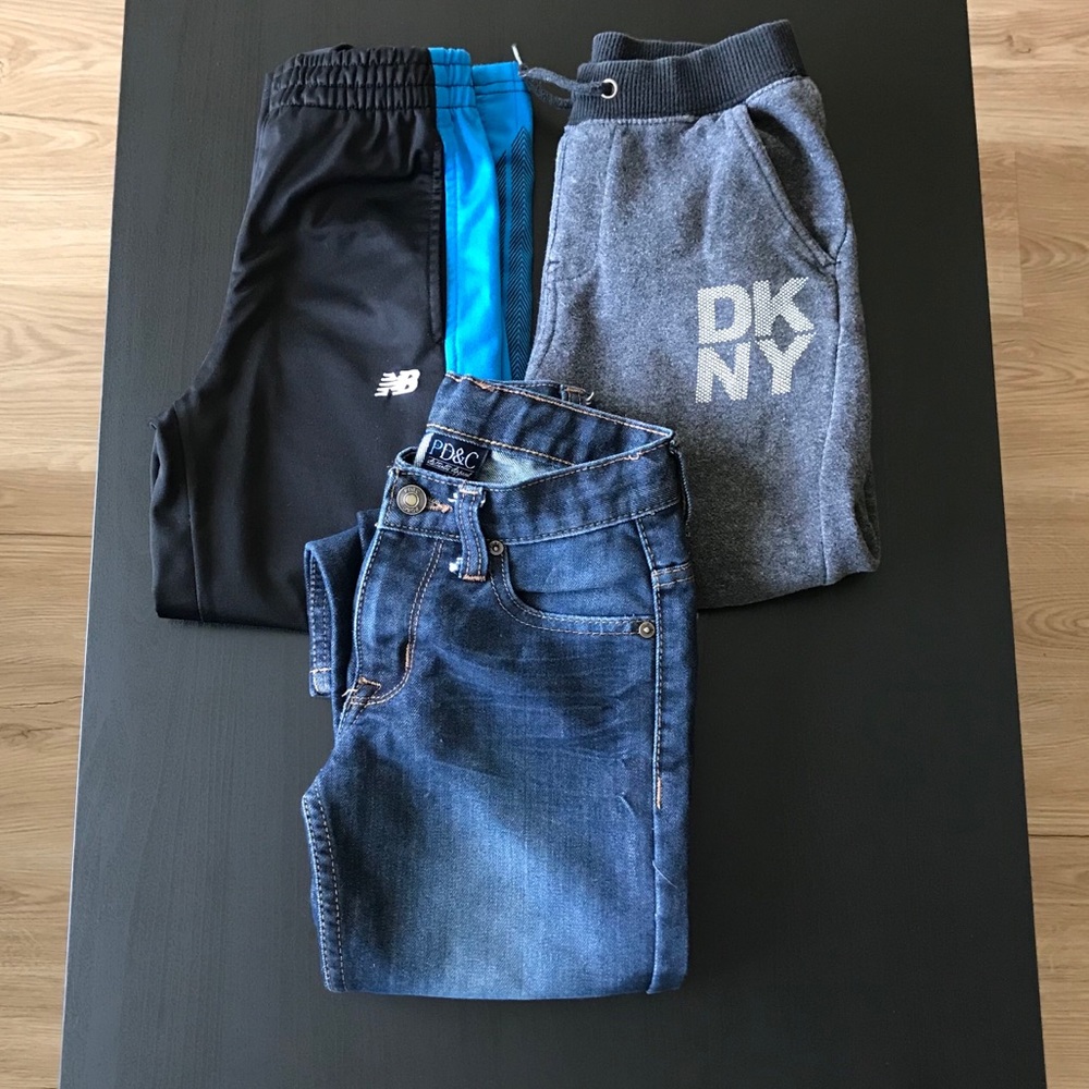 ✨🌟BOYS LOT OF 3 PANTS SWEAT PANTS KIDS Size 6 ✨⚡️